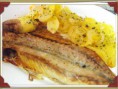 Caballa al horno, comida nutritiva